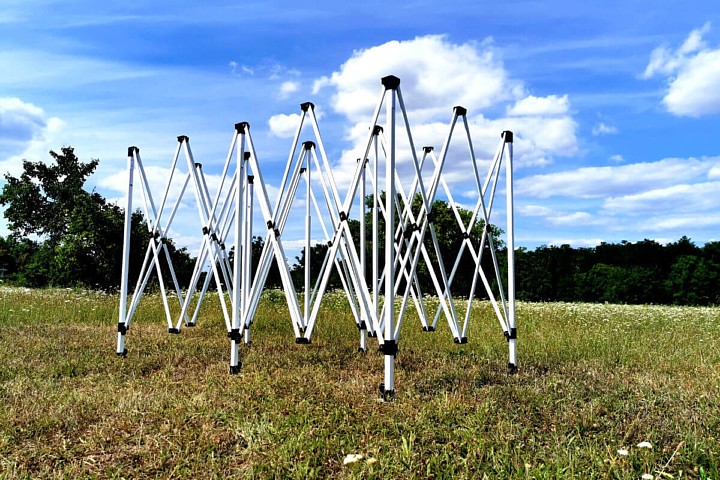 3x6m trädgårdstält