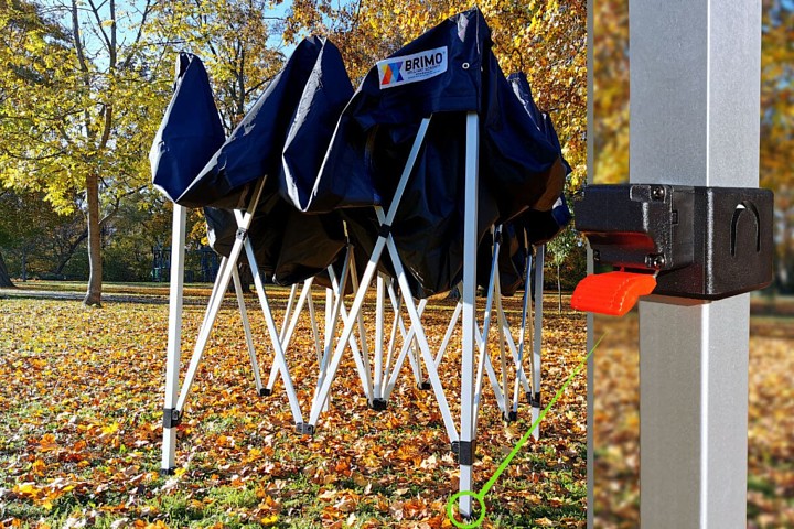 hopfällbart tält 3x3