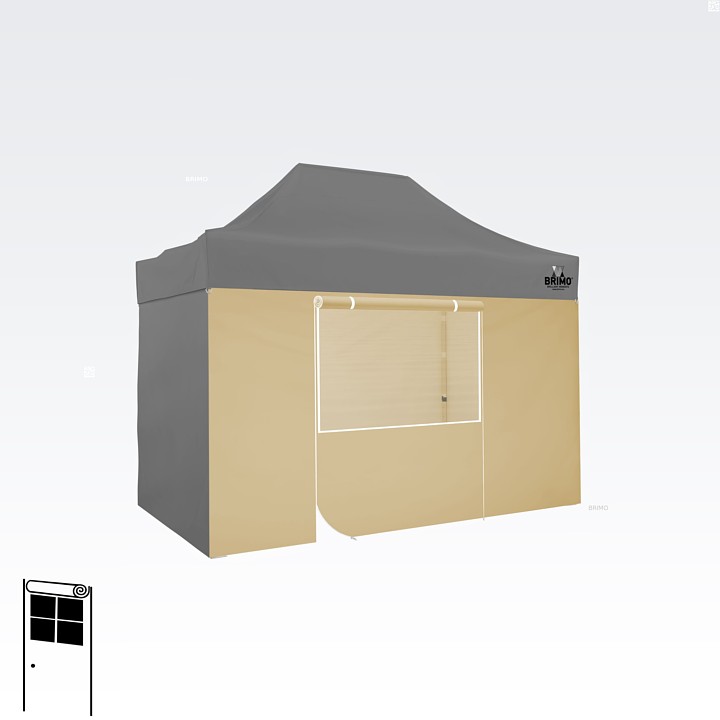 hopfällbart lusthus 3x3