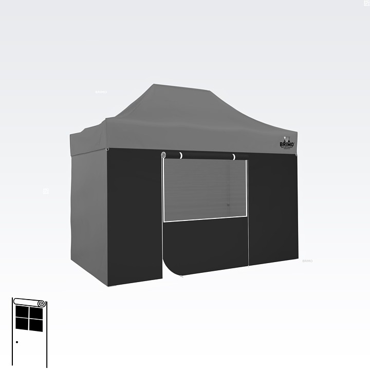 hopfällbart tält 3x3