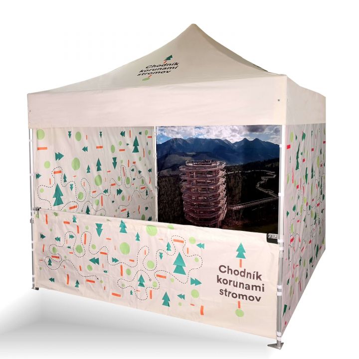 Vattentätt partytält med möjlighet till hängande dekorationer