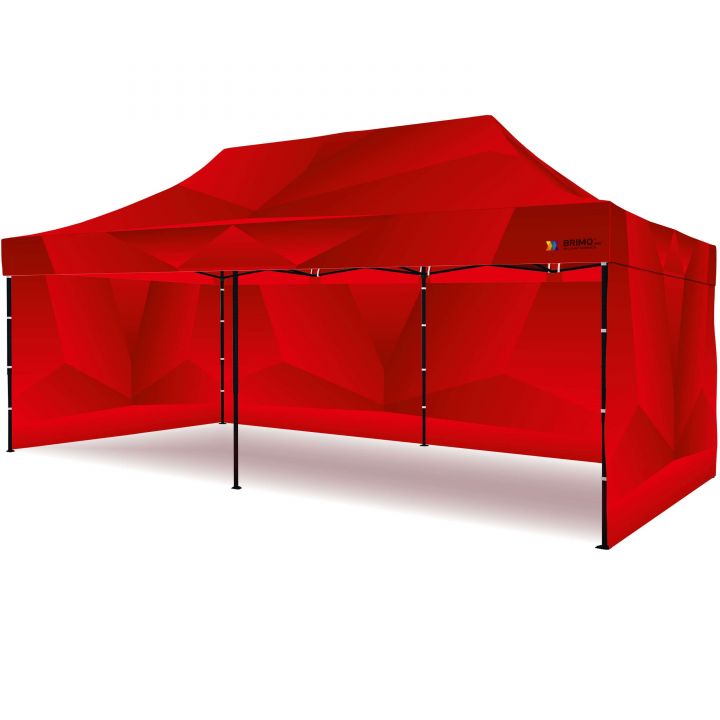 Vattentätt partytält med flexibel konstruktion