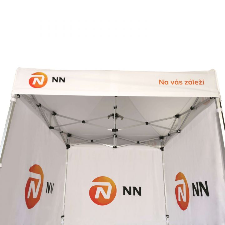 Vattentätt partytält med sol- och regnskydd