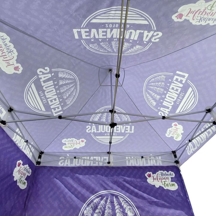 Vattentätt partytält med skydd mot dåligt väder