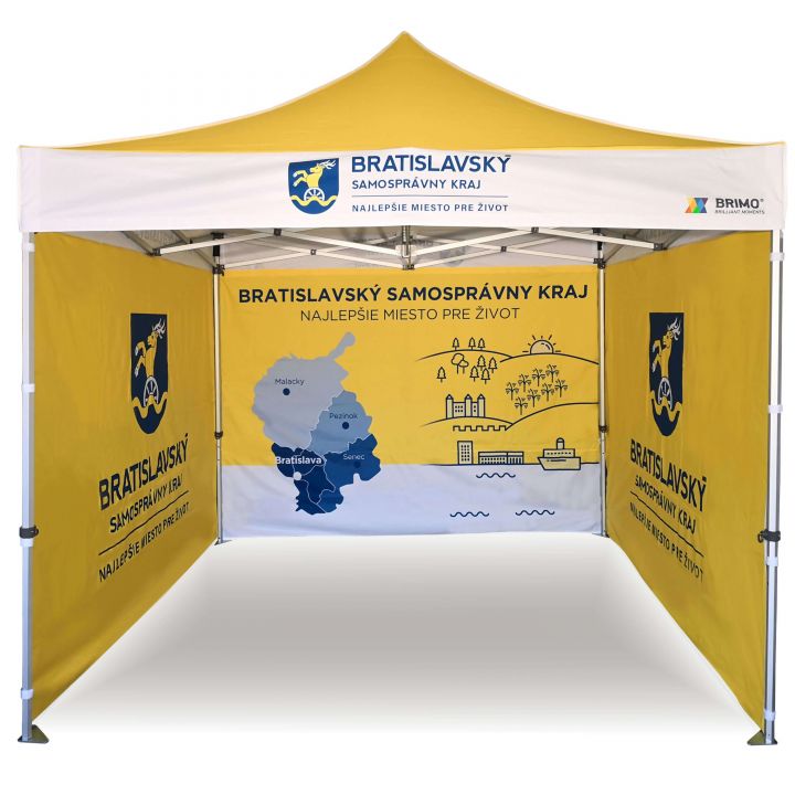 Vattentätt partytält för festivaler med snabb montering