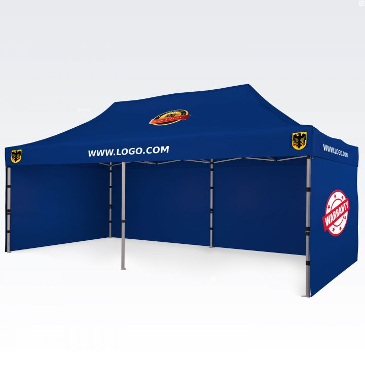 Pop up-tält för utomhus roadshow