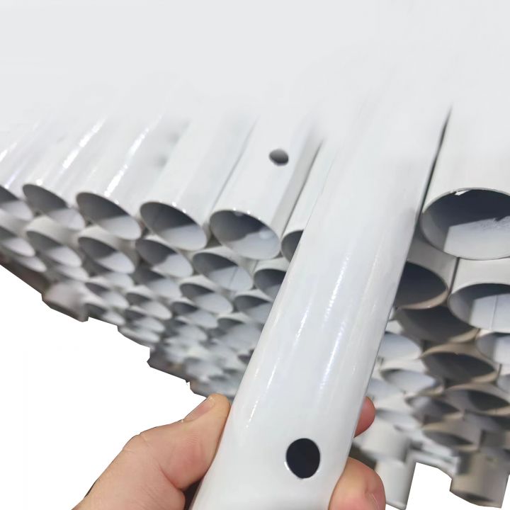 Vita hopfällbara partytält