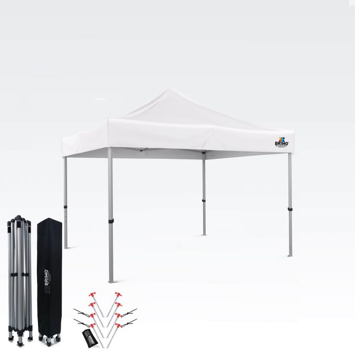 snabbfällbart saxtält 3x3m - stål